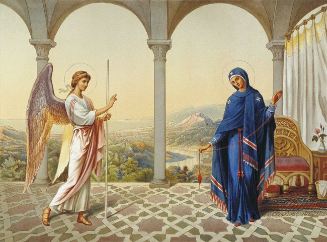 Annunciation of the Blessed Virgin Mary - April 7