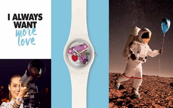 More love: a surprise from the Swiss watch brand Swatch