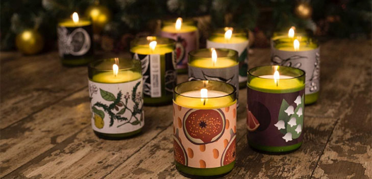 Beauty-surprise: interior candles Famous artist