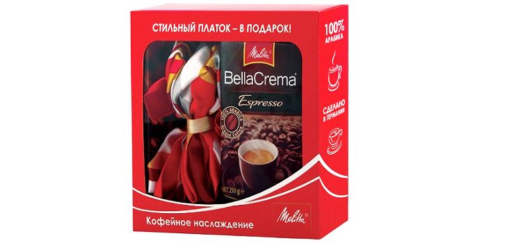 Two pleasures in one: a gift set from Melitta with a stylish scarf
