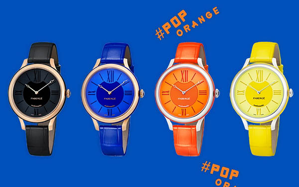 Fireworks colors: watch novelties Fabergé Flirt