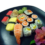 Ingredients for sushi