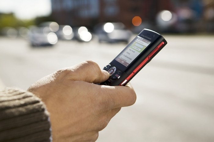 person with phone