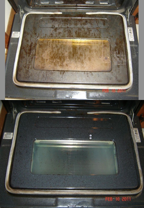 How to wash the oven inside