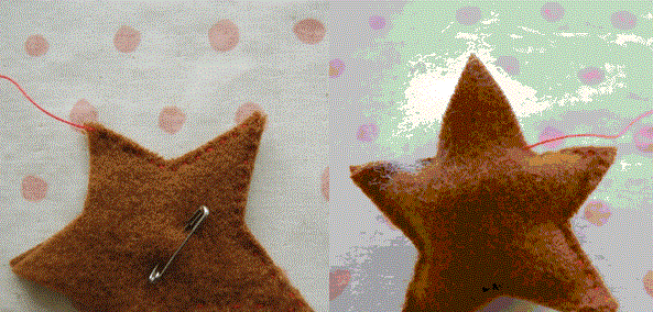How to make a New Year star New Year's Star with your own hands
