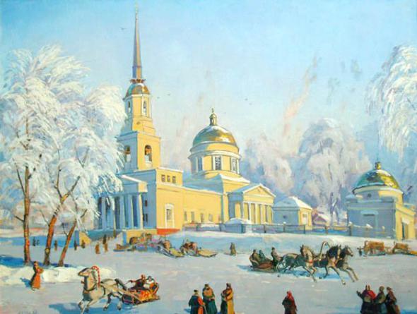How to draw Shrovetide? Draw a spring holiday with the children
