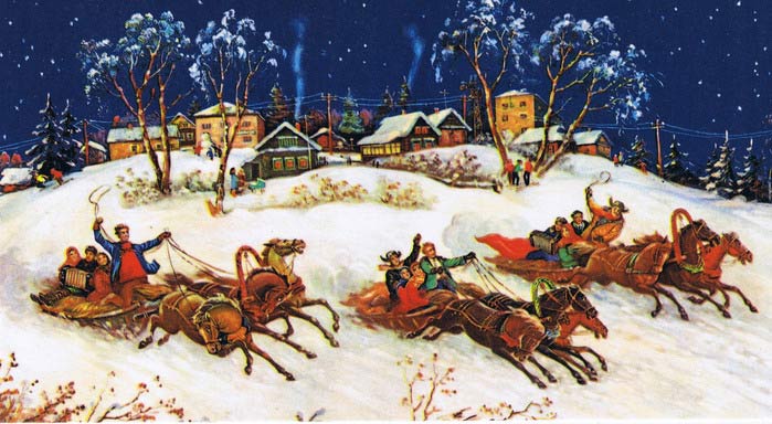 How to draw Shrovetide? Draw a spring holiday with the children