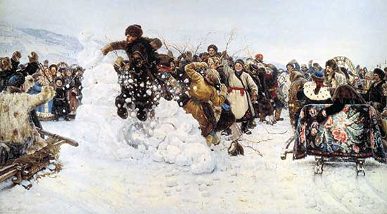 How to draw Shrovetide? Draw a spring holiday with the children