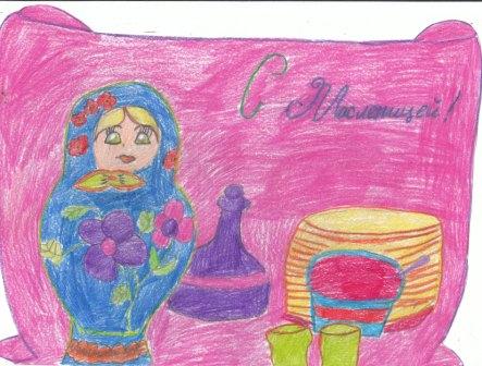 How to draw Shrovetide? Draw a spring holiday with the children
