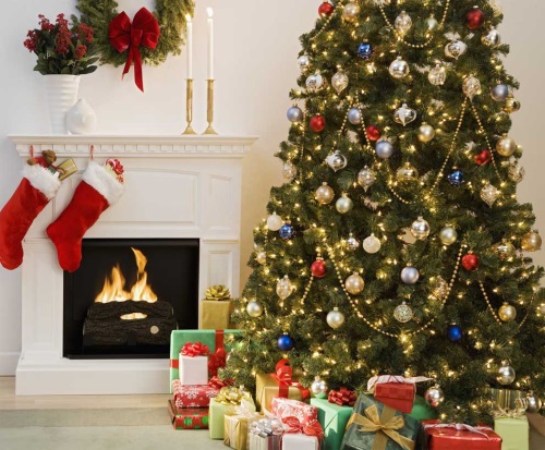 How to decorate a room for the New Year