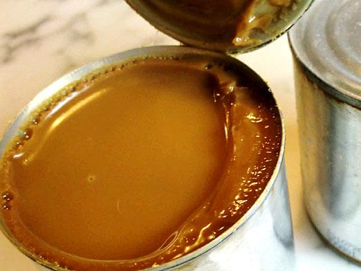 How to cook condensed milk in a can?