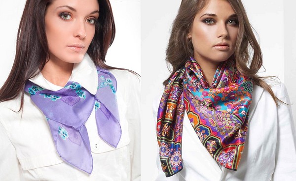 How to tie handkerchiefs around your neck