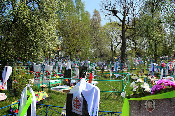 When they go to the cemetery
