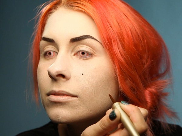 Scary makeup for Halloween with your own hands for girls and girls