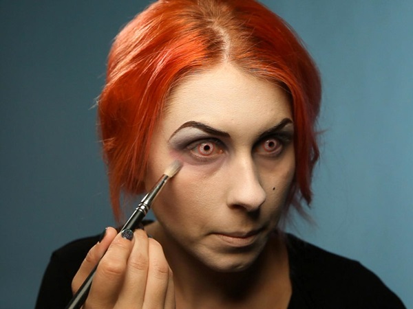 Scary makeup for Halloween with your own hands for girls and girls