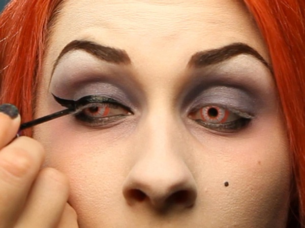 Scary makeup for Halloween with your own hands for girls and girls