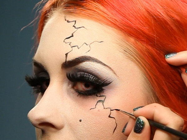 Scary makeup for Halloween with your own hands for girls and girls