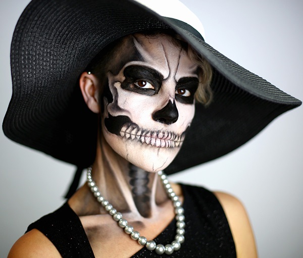 Scary makeup for Halloween with your own hands for girls and girls