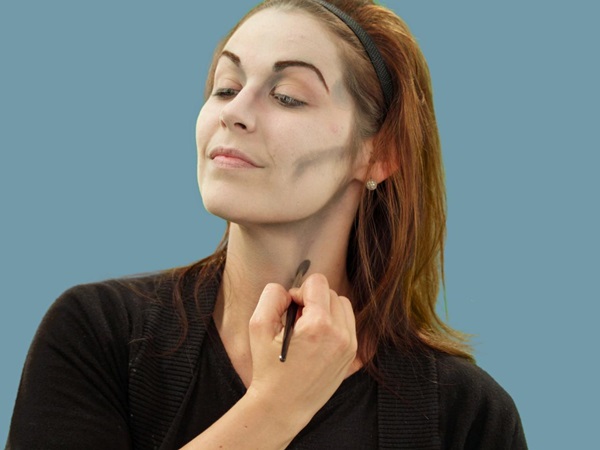 Scary makeup for Halloween with your own hands for girls and girls