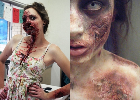 Zombie Makeover for Halloween: photo, video how to make your own hands