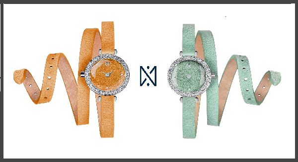 Fashion multi-layer bracelets and watches with a long strap on the example of jewelry watches "Lollipops" and "VIVA FLEUR" from NIKI