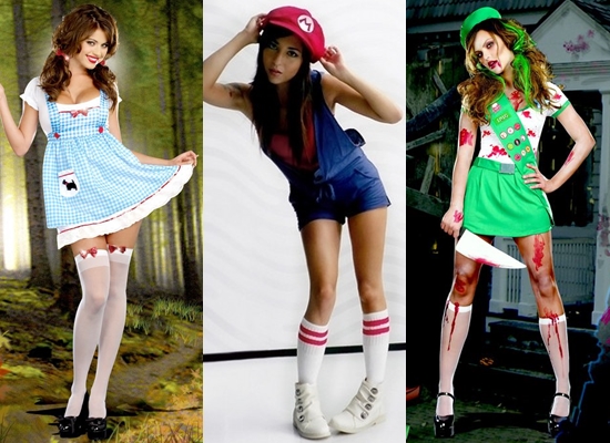 Dresses for Halloween 2016: photo, how to make your own hands