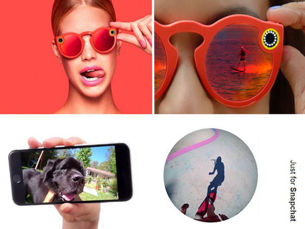 New from Snapchat: Spectacles glasses with video mode