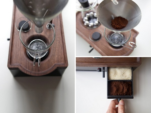 Gift for coffeemakers: alarm-coffee maker Barisieur