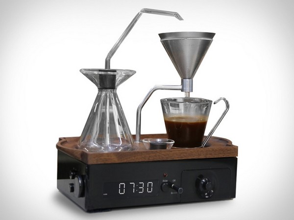 Gift for coffeemakers: alarm-coffee maker Barisieur