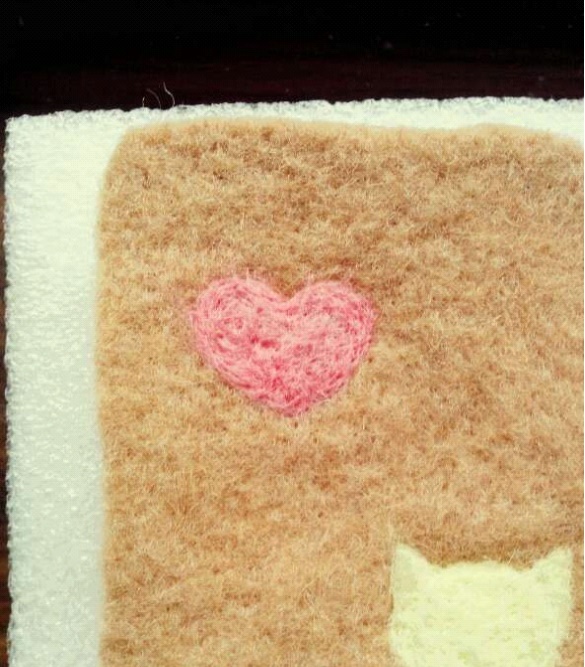 put the heart on the cover make heart