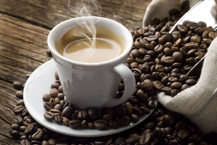 Suspended coffee