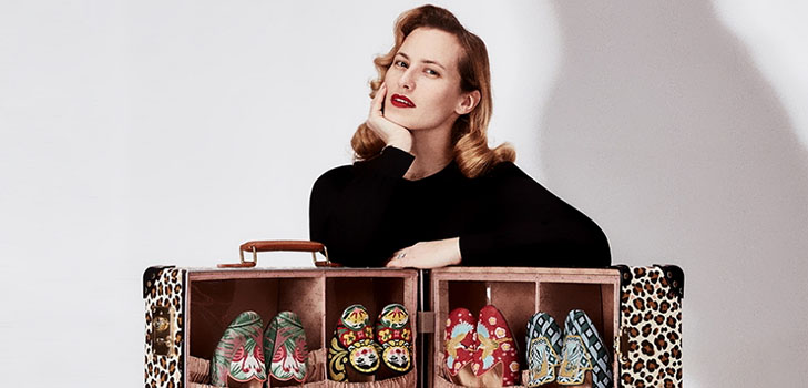 Time for vacation: travel-collection Globe-Trotter x Charlotte Olympia