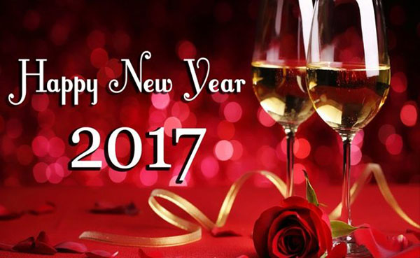 Congratulations Happy New Year 2017 Cock