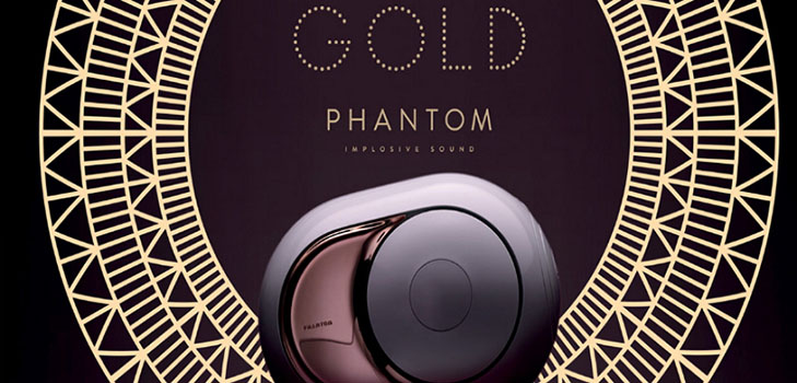 Revolution of sound: wireless speaker Devialet Gold Phantom