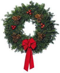 Christmas wreath with own hands Christmas wreath with own hands