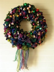 Christmas wreath with own hands Christmas wreath with own hands