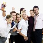 Scenario for the corporate meeting of the New Year