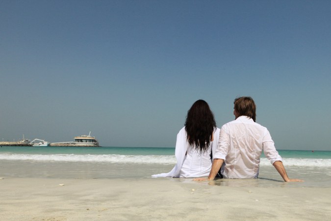 couple by the sea