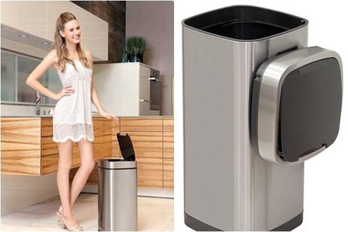 EKO touch-sensitive bin - "smart" technique for maintaining order
