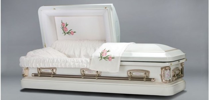 beautiful coffin