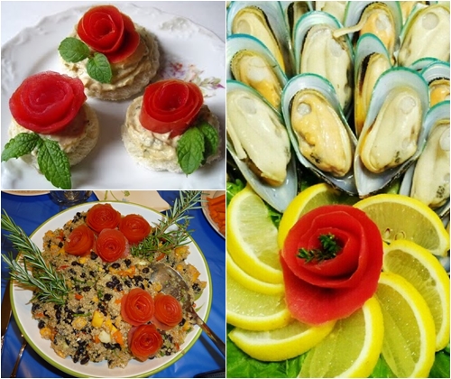 Decorating dishes with your own hands, unusual ideas, recipes, photos