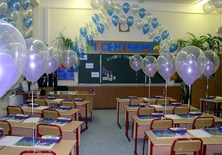 Decoration of the school class
