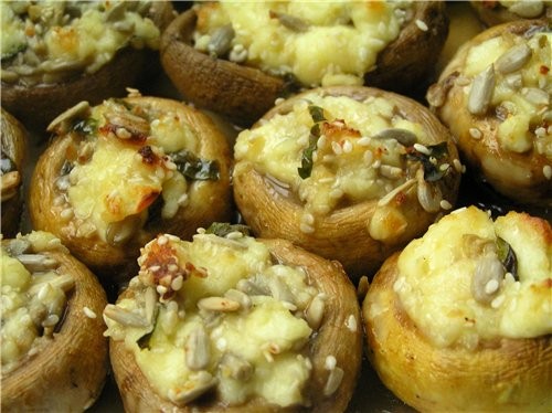 sandwiches from champignons