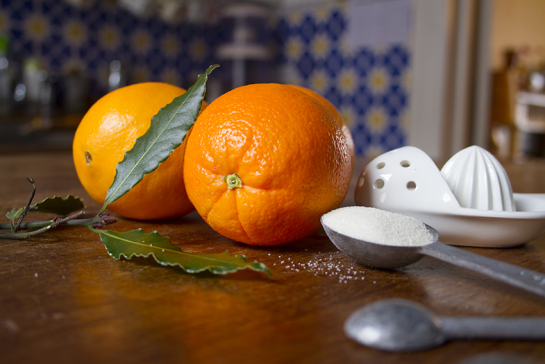 Photo of a recipe for jelly from oranges