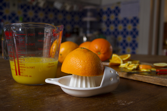 Photo of a recipe for jelly from oranges