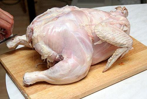 Appetizing chicken in the oven