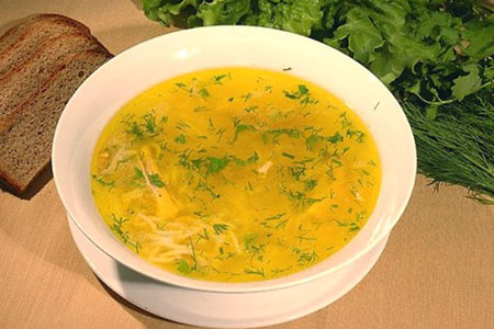 Fragrant chicken soup