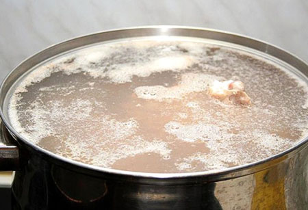 Fragrant chicken soup