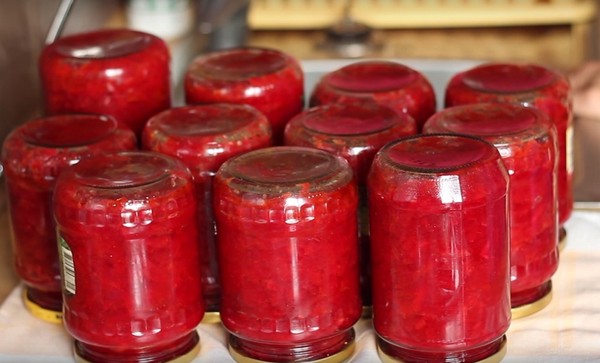 Borsch for the winter in cans, recipes for preparations with beets and cabbage, tomato paste and without it