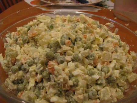 Salad with olive. And do you know everything about him?